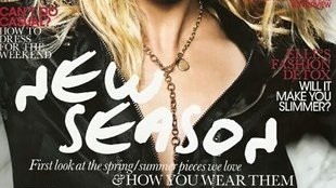 Kate Winslet na planie reklamy