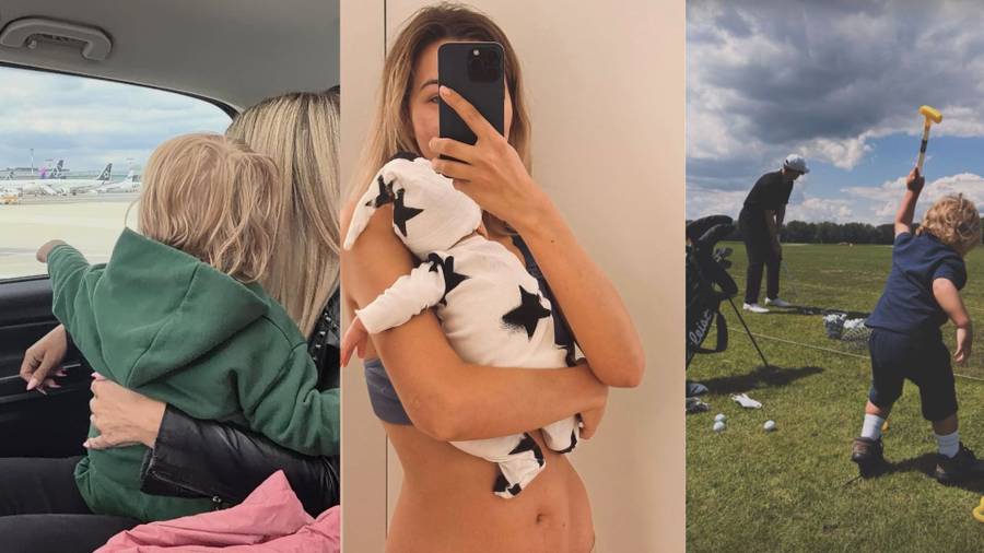 Sandra Kubicka z synem, fot. Instagram