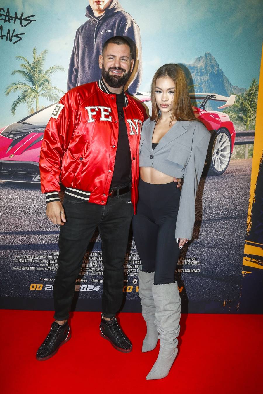 Miłosne wybryki Wojtka Goli i 19-letniej Sofi na czerwonym dywanie! (FOTO)