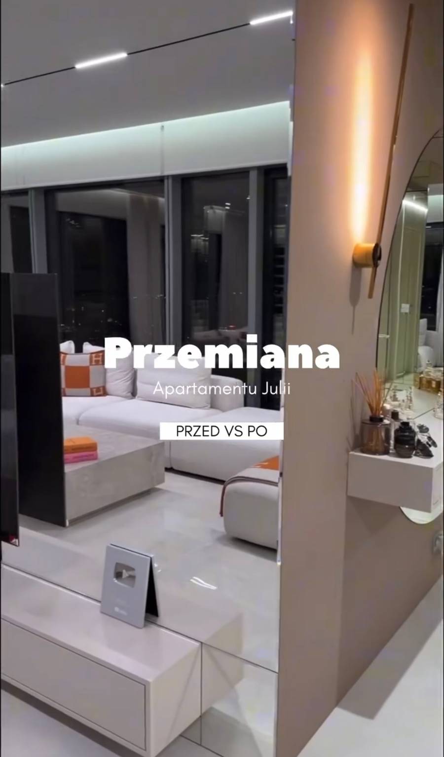 Julia von Stein zrobiła generalny remont apartamentu za 5 mln zł. Pokazała zdjęcia PRZED i PO