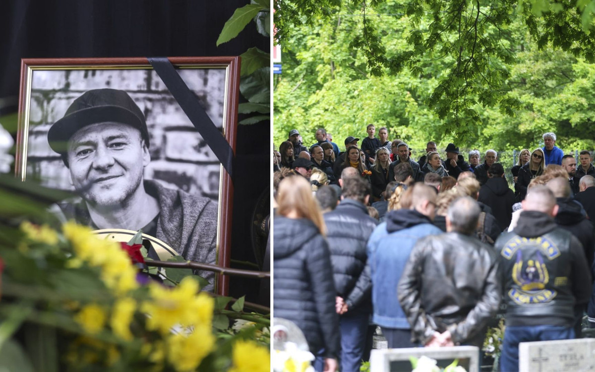 Tłumy na pogrzebie Michała Martena z zespołu Kaliber 44. Tak wyglądała ostatnia droga muzyka