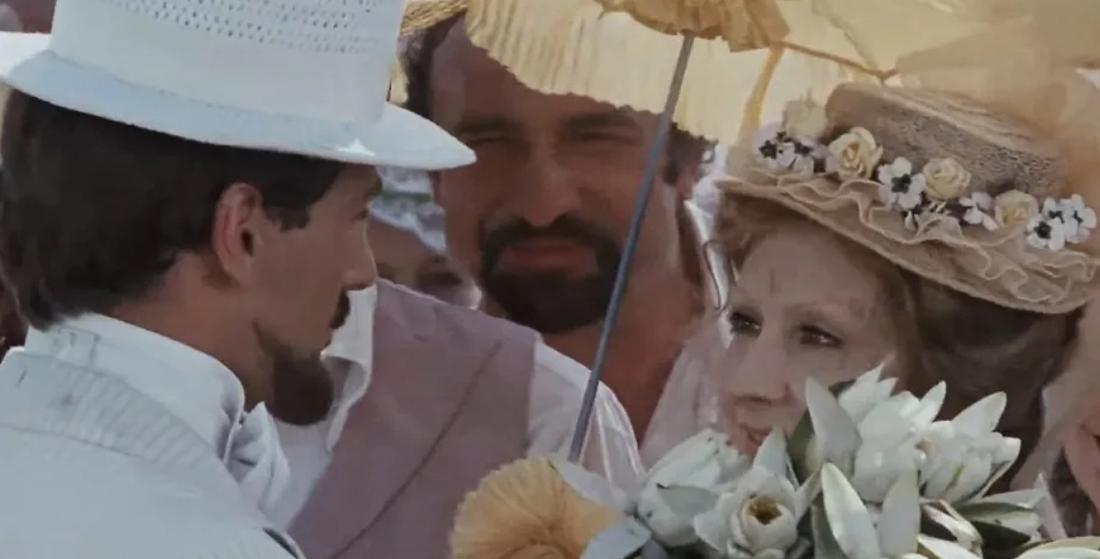 Karol Strasburger w filmie "Noce i dnie", fot. Kadr z "Noce i dnie", reż. Jerzy Antczak