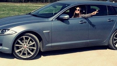 Mała Kasia w wielkim jaguarze (FOTO)