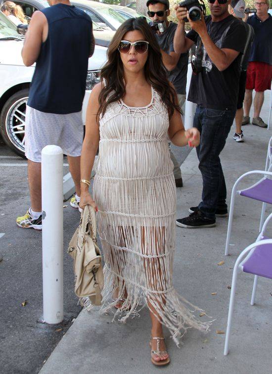 Styl ciężarnej Kourtney Kardashian