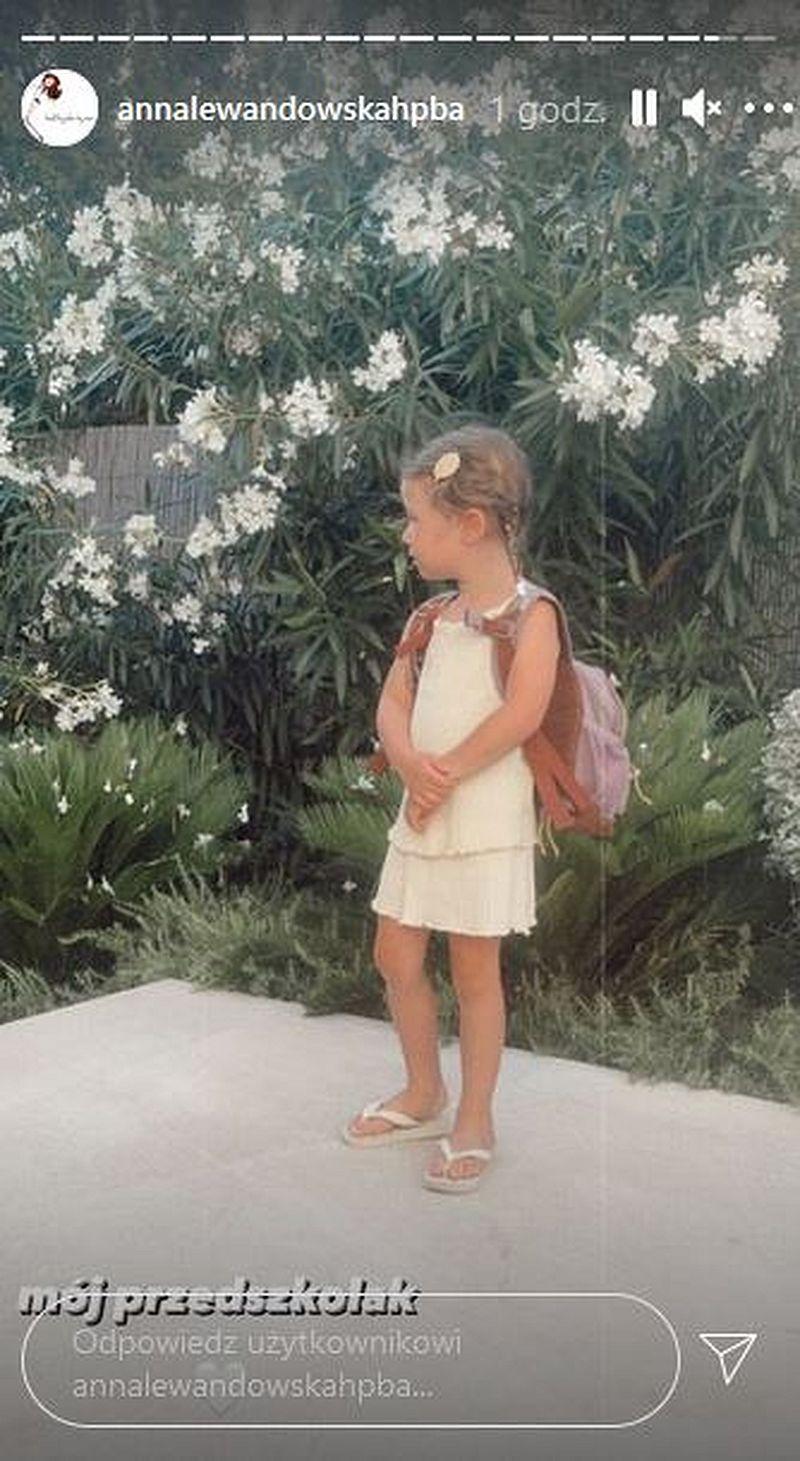 Klara Lewandowska idzie do przedszkola