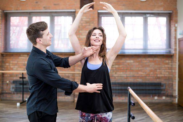 Klaudia Halejcio i Tomasz Barański na treningach do Tańca z gwiazdami