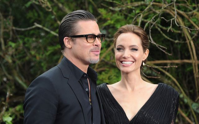 Angelina Jolie i Brad Pitt na londyńskiej premierze Maleficent