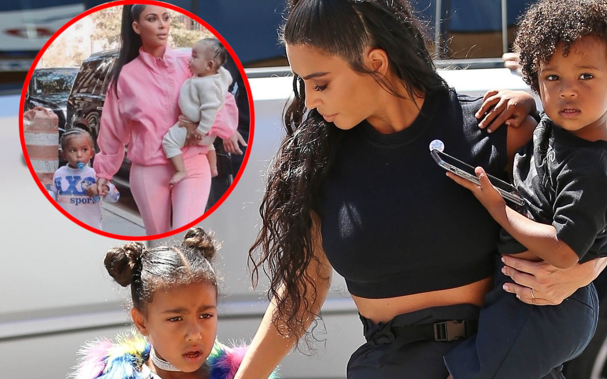 Instamatki skrytykowały Kim Kardashian po tym zdjęciu z dziećmi