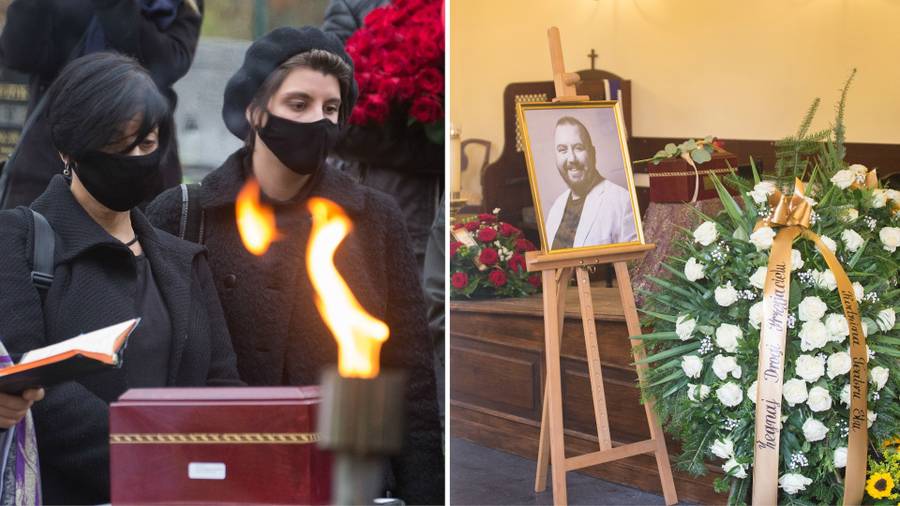 Pogrzeb Dariusza Gnatowskiego na cmentarzu