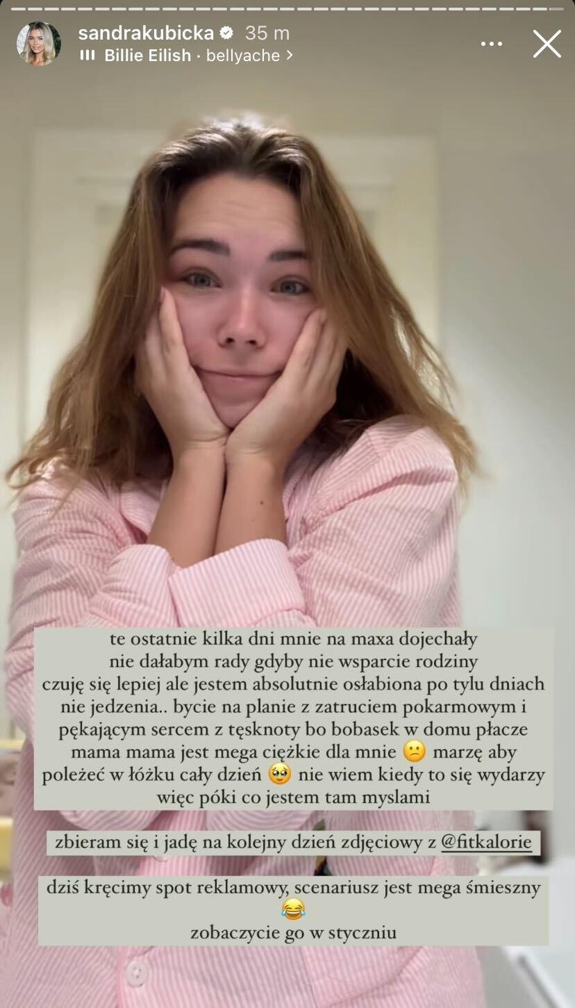 Sandra Kubicka, fot. Instagram.