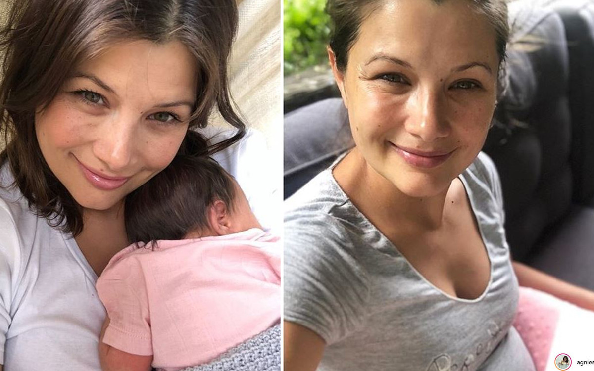 Agnieszka Sienkiewicz pokazała jak wygląda PRAWDZIWY brzuch po ciąży: “Nie odpowiada instagramowym standardom”