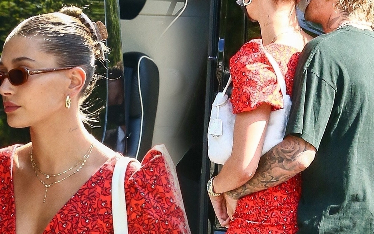 Justin Bieber z żoną Hailey na zakupach. Zakochany mąż nie odstępuje jej na krok (ZDJĘCIA)