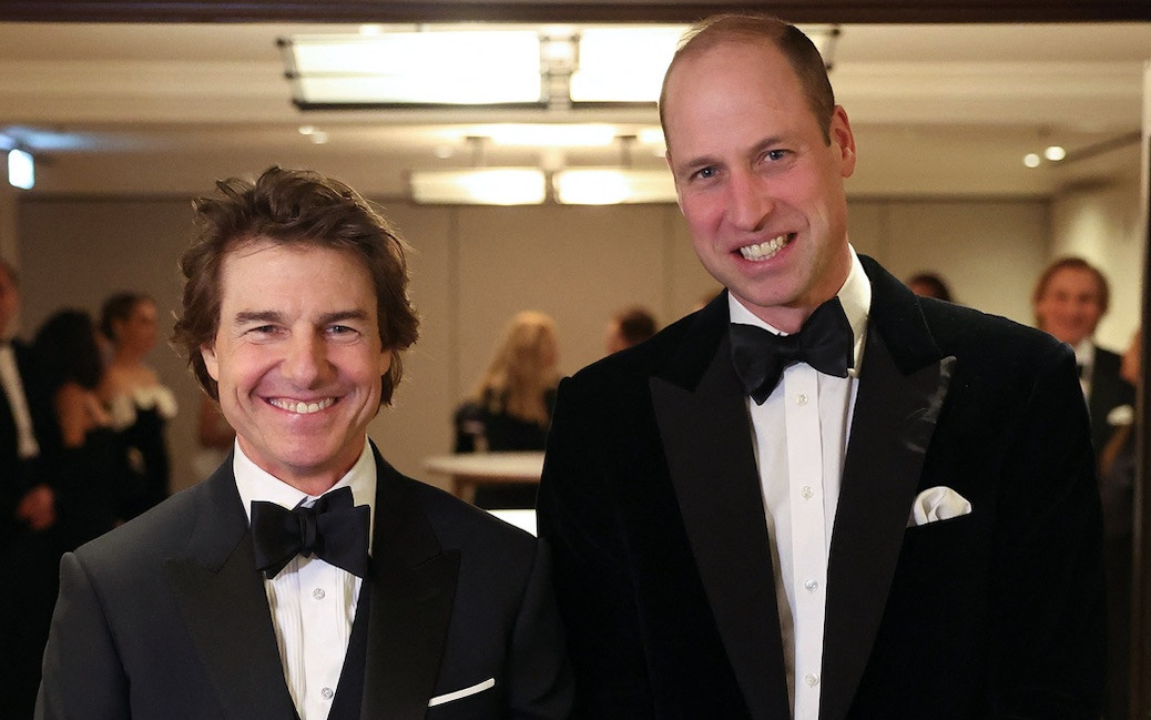 Książę William żartuje z Toma Cruise’a na gali charytatywnej w Londynie