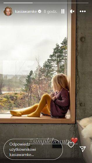 Katarzyna Warnke córka, fot. Instagram.