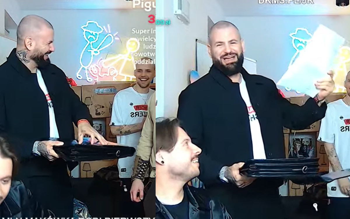 Szok, co przekazał Wojtek Gola na aukcję charytatywną Łatwoganga