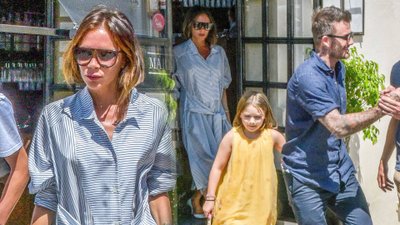 Beckhamowie z dziećmi – Harper, Romeo i Cruzem na wakacjach w Hiszpanii