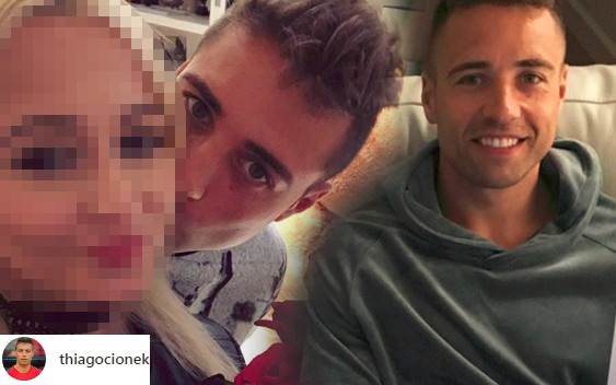 Thiago Cionek, obrońca reprezentacji Polski, chwali się SEKSOWNĄ dziewczyną!