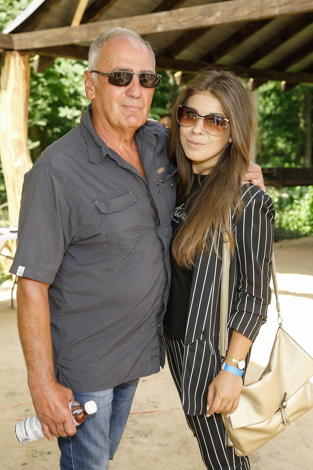 Karol Strasburger z partnerką, Małgorzatą Weremczuk