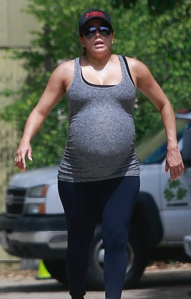 Zmęczona Longoria nie rezygnuje z treningów w ZAAWANSOWANEJ ciąży!