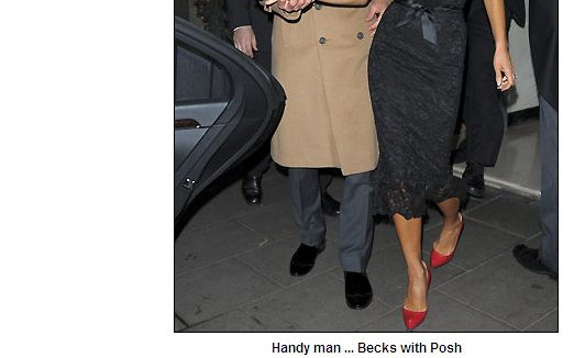 Victoria Beckham jak klaun