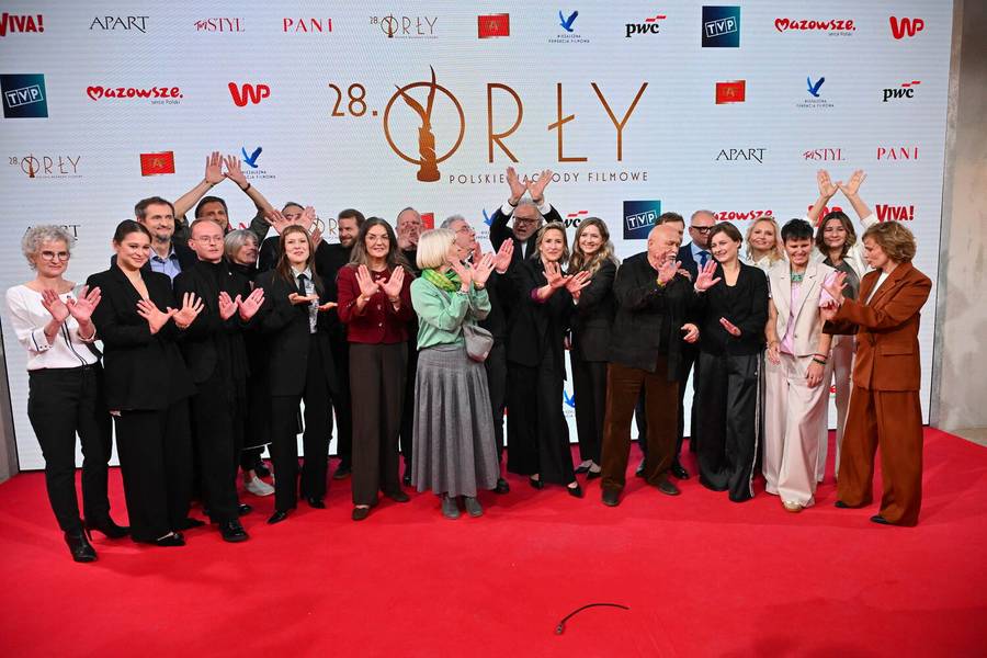 Gwiazdy na ogłoszeniu nominacji do Orłów 2025, fot. KAPiF