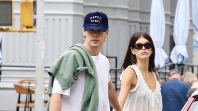 Kaia Gerber i Austin Butler na urodzinowym spacerze po Nowym Jorku [paparazzi]