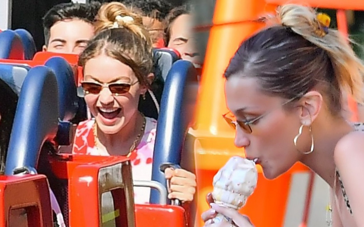 Siostry Hadid w Disneylandzie – bawiły się jak małe dzieci