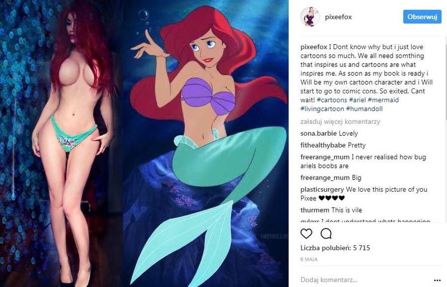 Pixee Fox chce wyglądać jak SUPERBOHATERKA