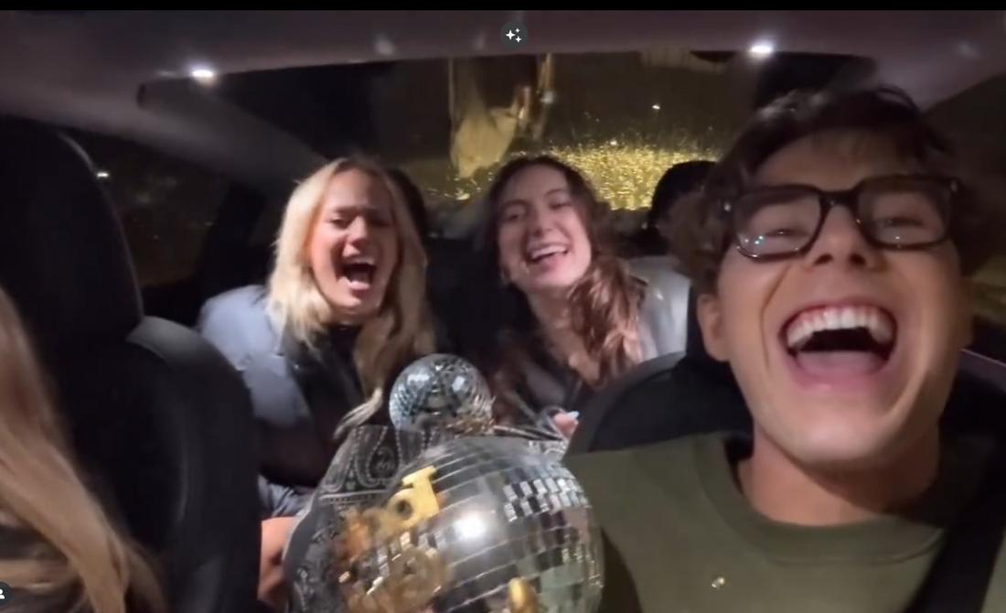 Mikołaj Bagi Bagiński po finale "TzG", fot.: screen Instagram