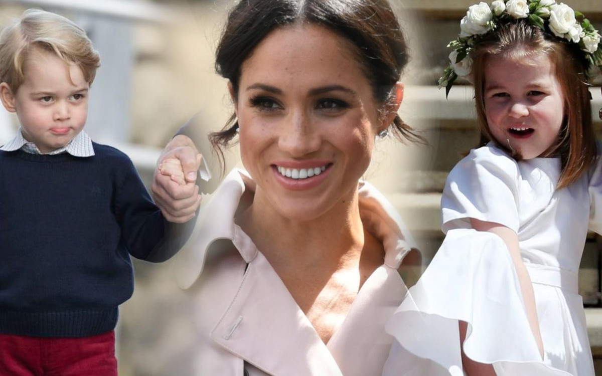 George i Charlotte padają z ZACHWYTU, gdy Meghan TO robi