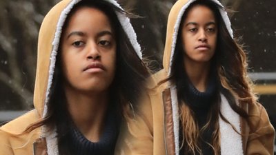 Malia Obama w kurtce za 800 dolarów (ZDJĘCIA)