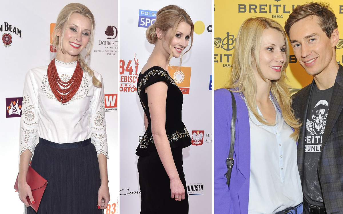 Żona Kamila-Stocha, Ewa Bilan-Stoch u boku męża i na imprezach