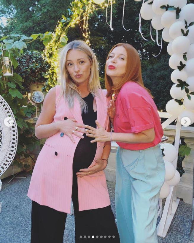 Barbara Kurdej- Szatan z Adą Fijał, fot. Instagram @kurdejszatan