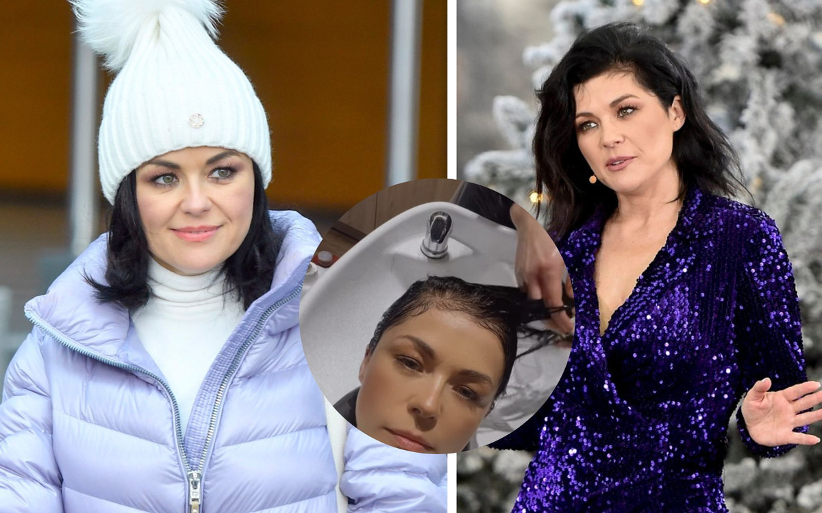 Pisali Kasi Cichopek, że ma wypalone końcówki. Teraz wybrała się do fryzjera, żeby zrobić z nimi porządek