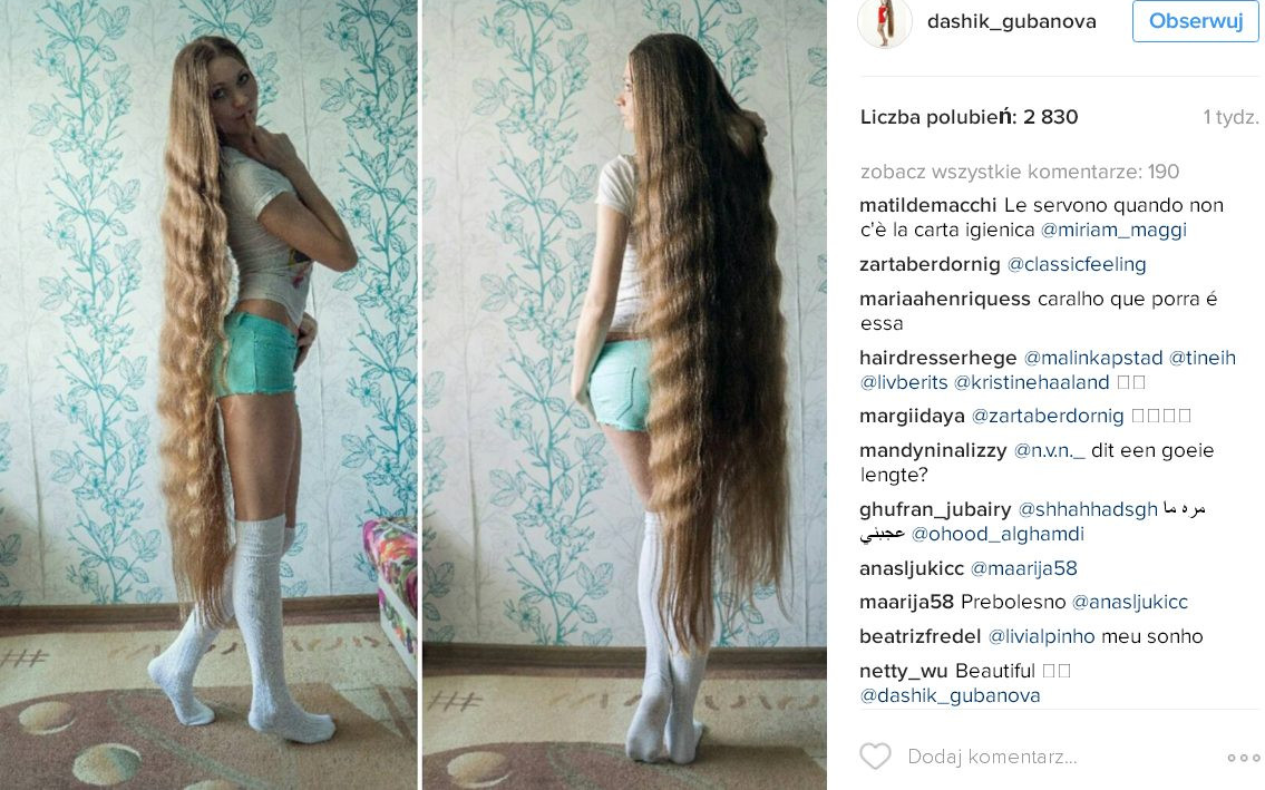 WOW! Ta kobieta nie ścinała włosów od 13 lat!