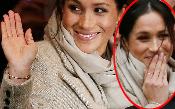 Wiemy, co oznaczają trzy obrączki na palcach Meghan Markle