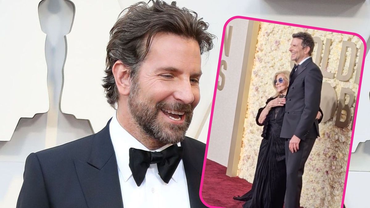 Złote Globy 2024. Bradley Cooper zabrał mamę 