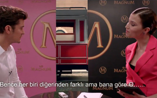 Orlando Bloom reklamuje lody (VIDEO)