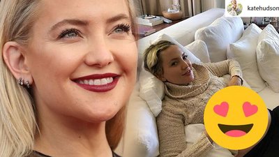 Kate Hudson ma już DUŻY ciążowy brzuszek (Instagram)