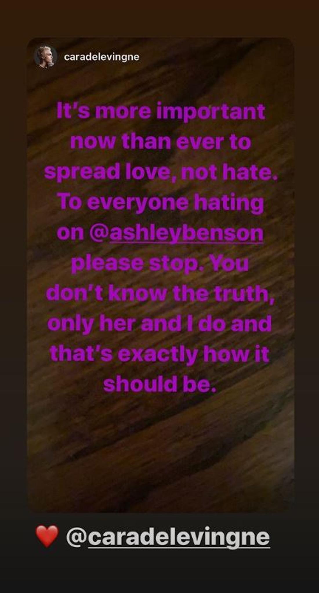 Cara Delevingne opublikowała oświadczenie na temat swojej ex. 