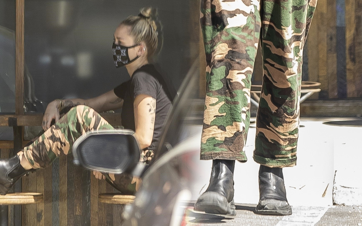 Miley Cyrus bez stanika pojechała kupić sobie kawę (ZDJĘCIA)
