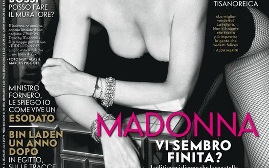 Okładki gazet z Madonną