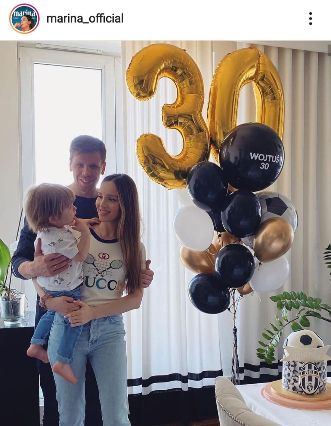 Marina i Wojciech Szczęśni z synem