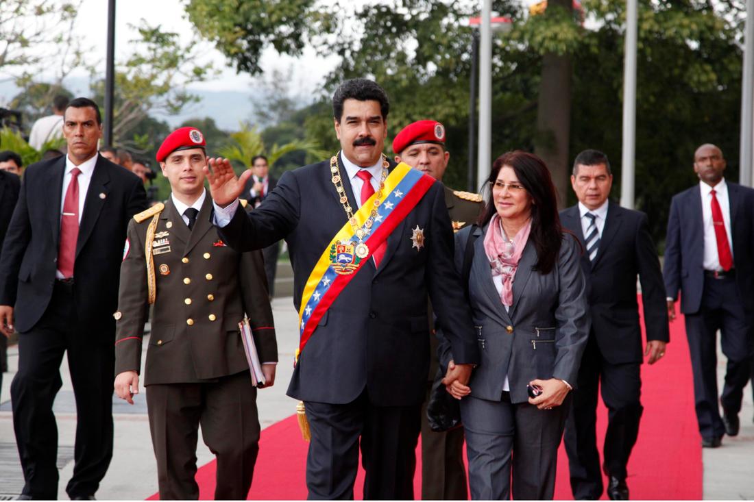 Cilia Flores i Nicolás Maduro, fot. Wikimedia.org