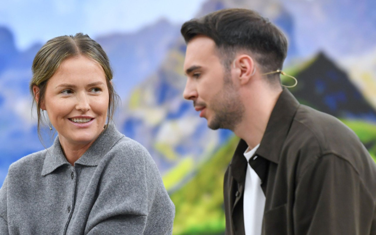 “Halo tu Polsat”. Olga Frycz i Albert Kosiński anielsko zakochani. Spójrzcie tylko na ich miny!