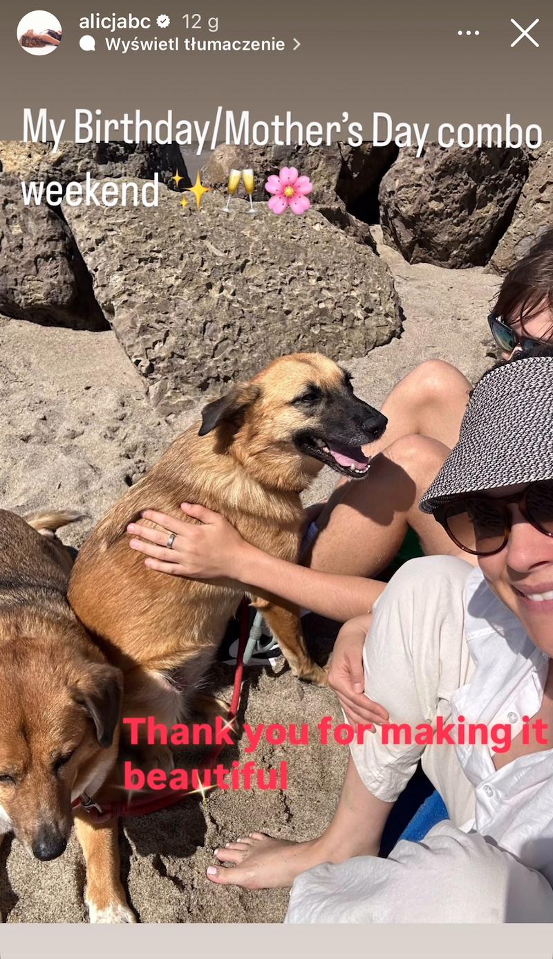 Alicja Bachleda- Curuś z synem Henrym, fot. Instagram @alicjabc