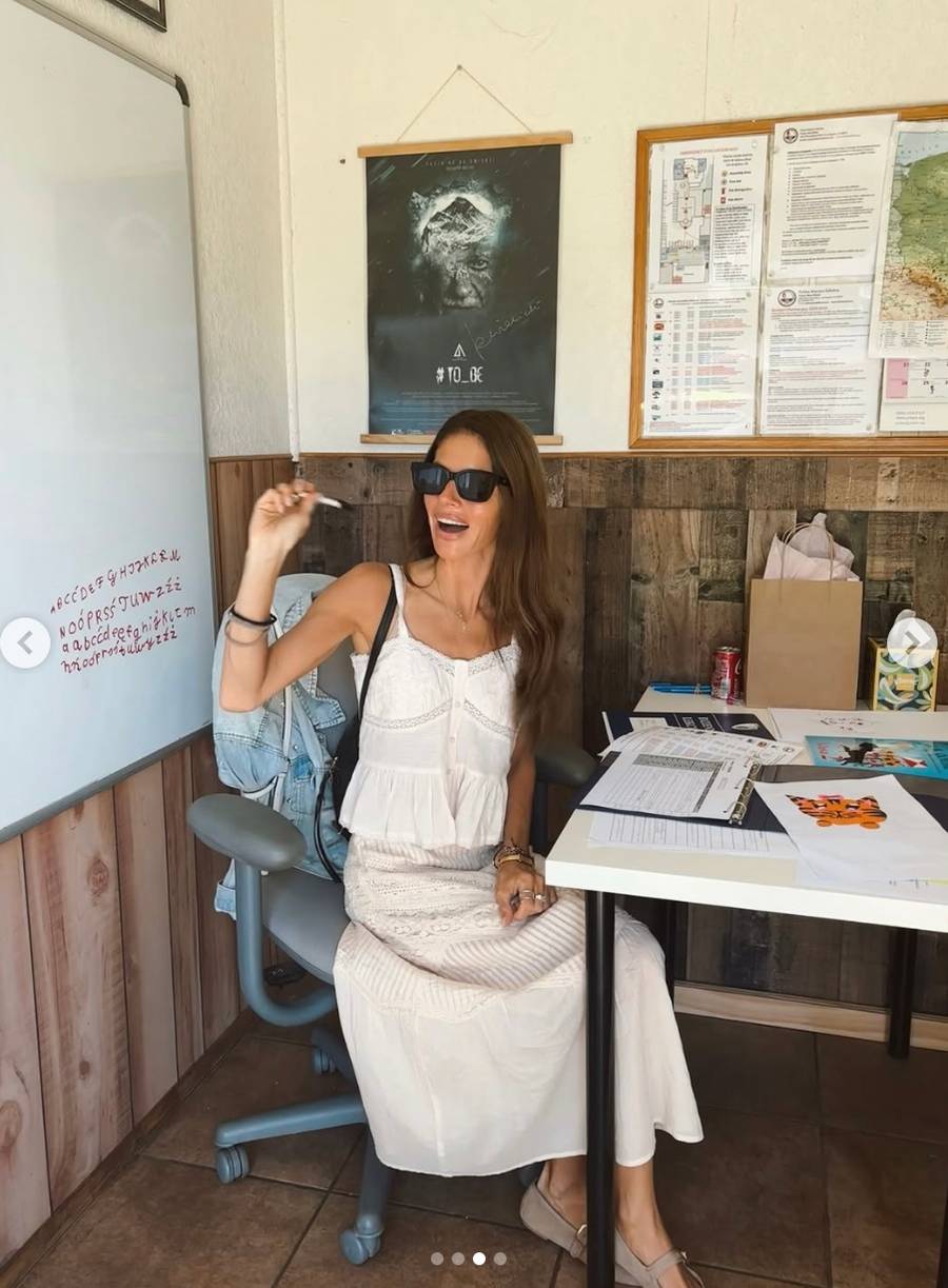 Córka Weronika Rosati chodzi do polskiej szkoły w LA. Pokazała rozpoczęcie roku szkolnego