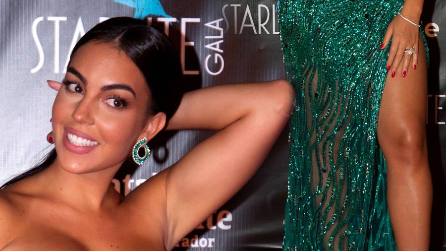 Ukochana Ronaldo na gali w Marbelli. Dekolt Georginy Rodriguez prawie wymknął się spod kontroli