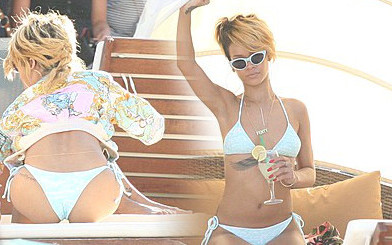 Rihanna na plaży w Sopocie (FOTO)