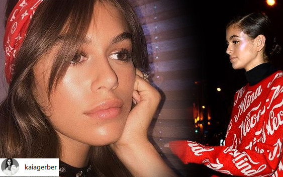 Wygłodzona Kaia Gerber RZUCIŁA SIĘ na jedzenie podczas Fashion Week